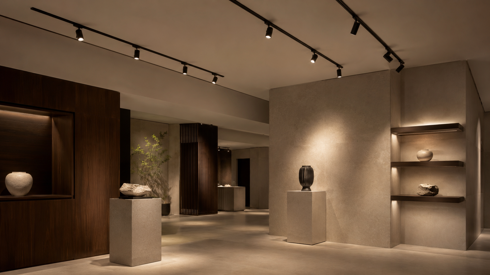 Retail lighting installation