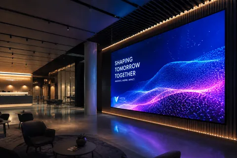 Retail LED screen installation